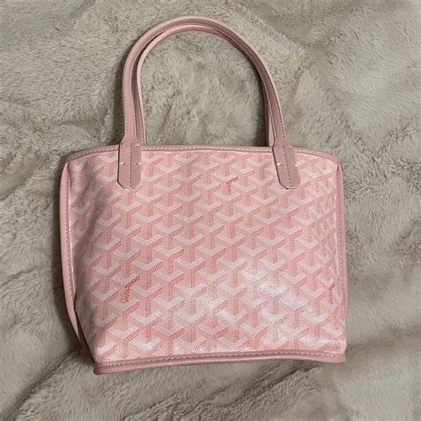 pink goyard tote|mini goyard tote bag.